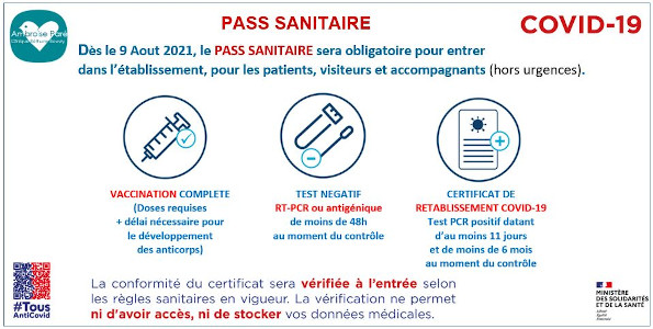 Dia pass sanitaire aout 2021