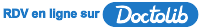 Logo doctolib rdv en ligne